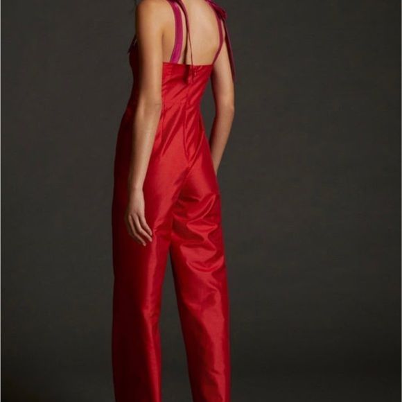 Hutch Anthropologie Red and Pink Jumpsuit - Picture 7 of 8